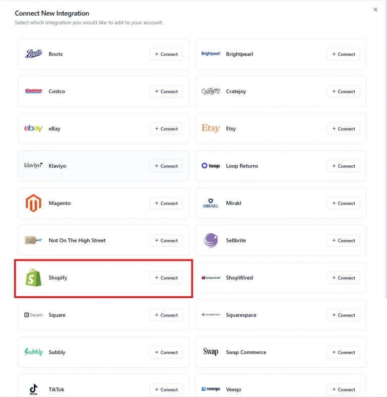 Shopify Integration-3